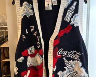 Coca-Cola Christmas sweater vest