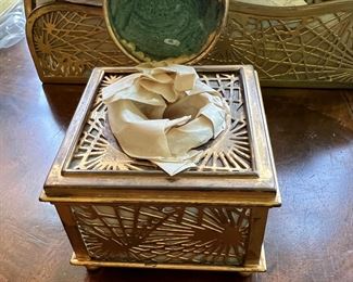 Tiffany Studios New York Pine Needle Ink Well