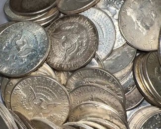 1964 Silver Kennedy Half Dollar Random Condition- $10 each - 60 COINS STILL AVAILABLE