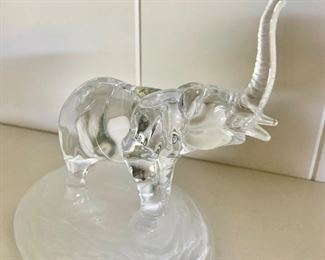 Crystal D Argues Elephant Statue