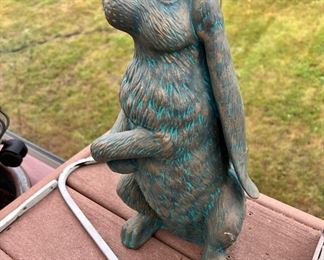 Outdoor Bunny Statue