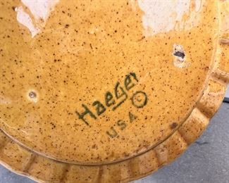 Haeger Speckled Yellow Planter