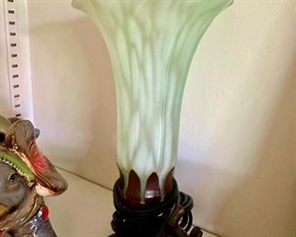 Green Lily Lamp