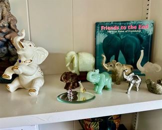 Assortment of Elephant Figurines