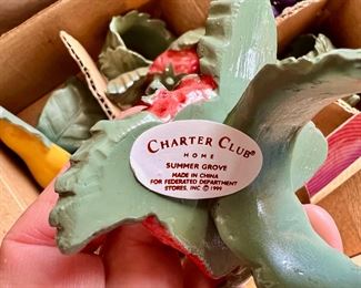 Charter Club Fruit Themed Napkin Holders