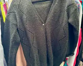Diane Von Furstenber Charcoal Color Sweater