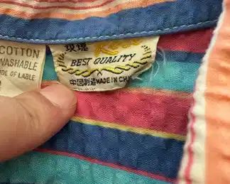 Best Quality Multicolored Button Up Crop Top