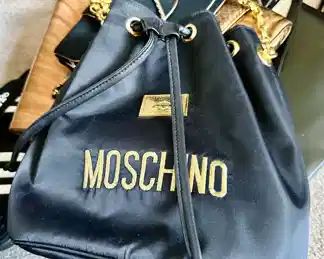 Black Moschino Bucket Bag