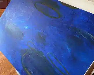 Abstract Oil Painting on Canvas
