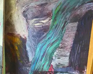 Abstract Oil Painting on Canvas