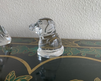Steuben Glass Labrador Retriever Head