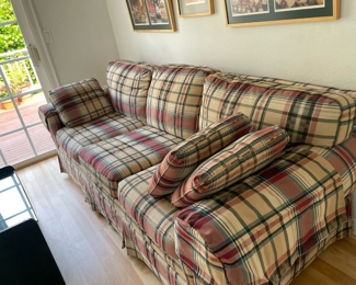 Plaid Couch