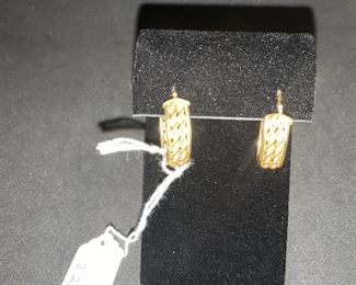 14 KT GOLD EARRINGS