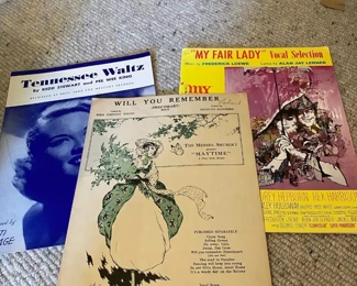 Assortment of Sheet Music