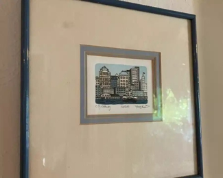 Signed and Numbered Print of City Skyway