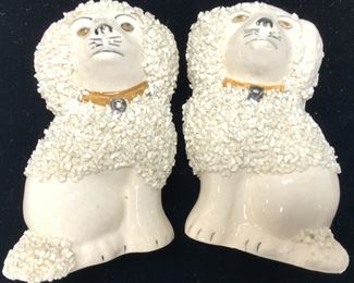 Pair W. Hillbunn WALLY Spaniel Porcelain Figurals
