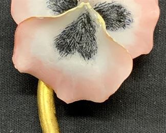 XL Pink Flower Brooch, Jewelry
