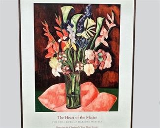 Art Exhibition Poster From Berry Hill Galleries: The Heart Of The Matter, The Still Lives Of Marsden Hartley
