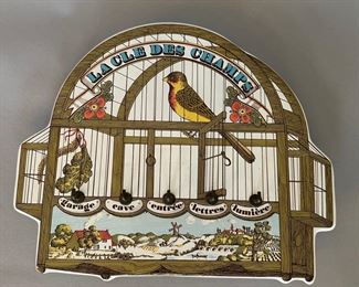 Estello French Ceramic Hanging Key Holder