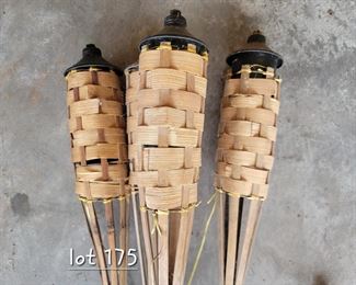 Outdoor tiki torches 