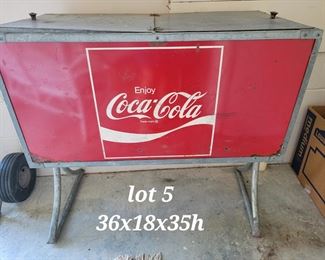 Vintage Coca-Cola cooler