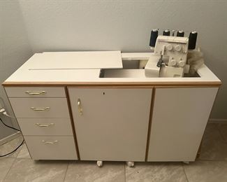Folding Craft / Sewing Table / Cabinet