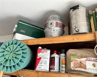 Vintage Green Coleman Cooler 