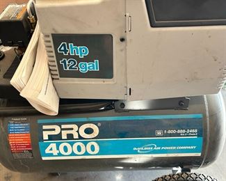 Pro 4000 DeVilbiss Air Compressor
