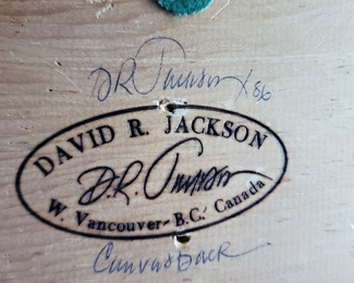 D.R. Jackson carved Canvasback