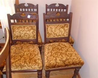 Great antique upholstered chairs