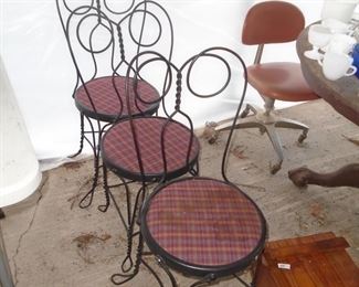 Ice Cream Parlor Chairs