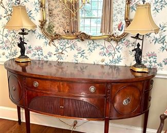 Vintage Mahogany Sideboard by Charak Furniture Company