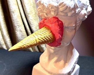 David Ice Cream Sculpture