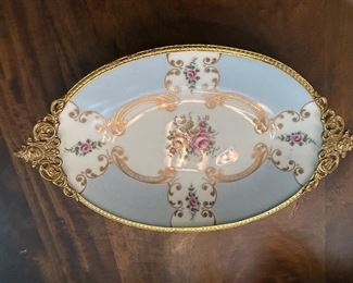 Limoges Oval Porcelain Dish