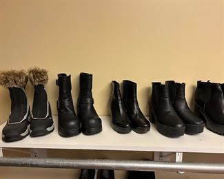 Most Shoes range in size 7.5 - 8