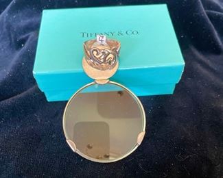 Tiffany Magnifying Glass and Ring 