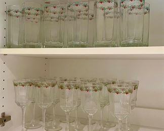 Hearts and Pine Stemware 