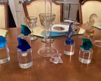Lalique Fish and Seahorses