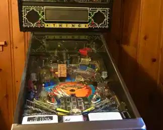 Shown with lights off.