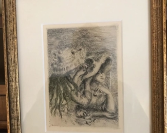 Renoir Etching