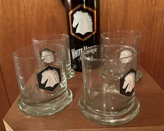 MCM White Horse Scotch Bar Ware