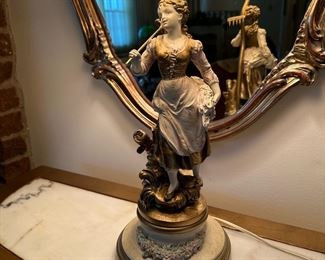 French Style Figural Table Lamp