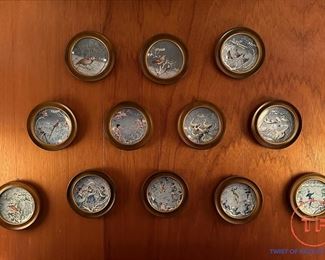 HAVILAND LIMOGES 12 Days of Christmas Complete Set