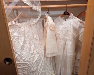 Christening, Communion, Hoop Skirt and Veils