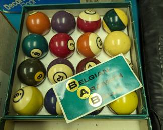 Vintage Billiard balls