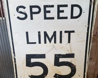 Speed Limit 55 Sign