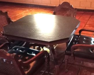 table and chairs