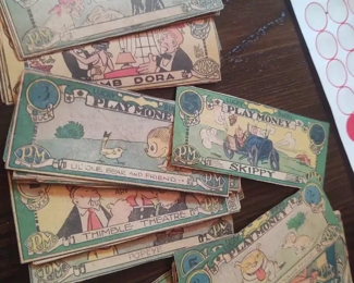 Vintage Play Money