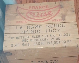 Vintage Wine Crate