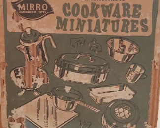 Mirror Child's Cookware Miniatures